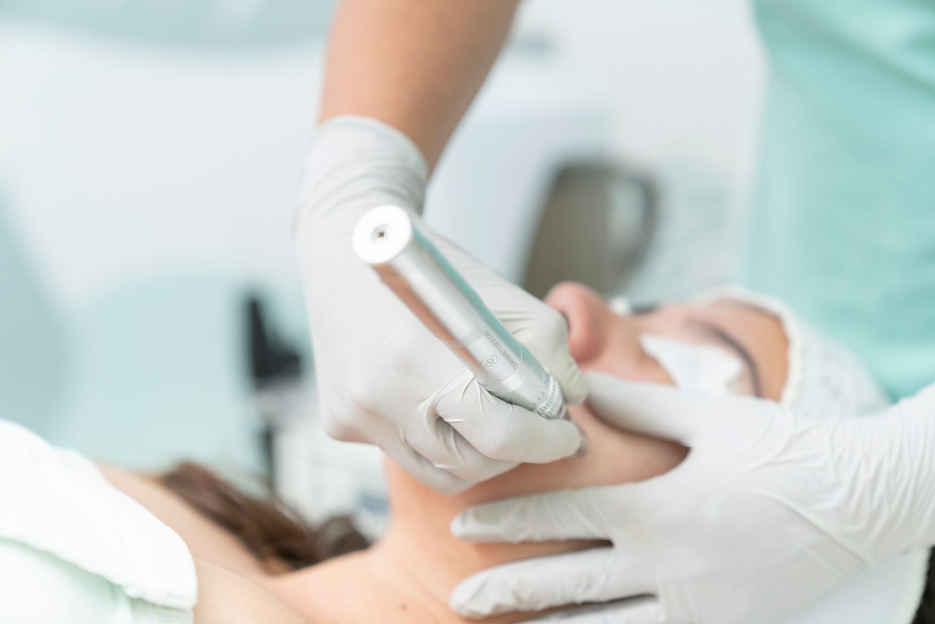 Advanced skin rejuvenation treatment with a precision device